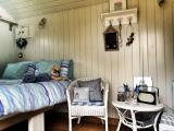 luxurious interior of shepherds hut