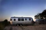 airstream van at Camp Silver