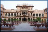 courtyard of palace hotel