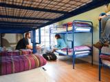 a dorm with bunks