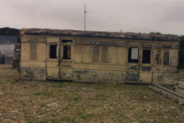 Old luggage van pre-conversion